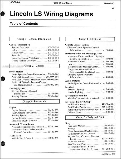 31 2002 Lincoln Ls Wiring Diagram - Wiring Diagram List