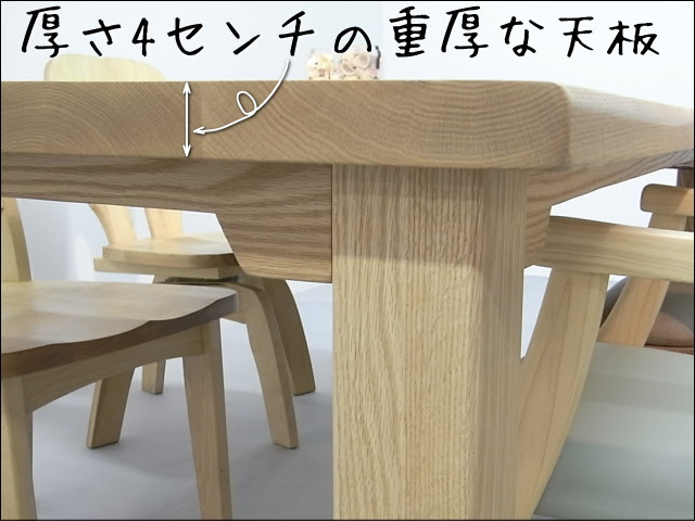 ダイニング テーブル 幕 板 厚 さ