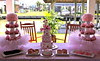 Decoración de mesa con tutús. Fiestas infantiles.