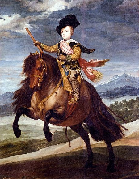 Prince Baltasar Carlos On Horseback