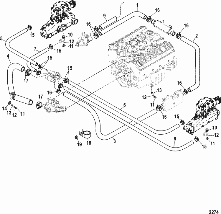 Marine Engine Cooling System Diagram : Marine Engine Cooling System