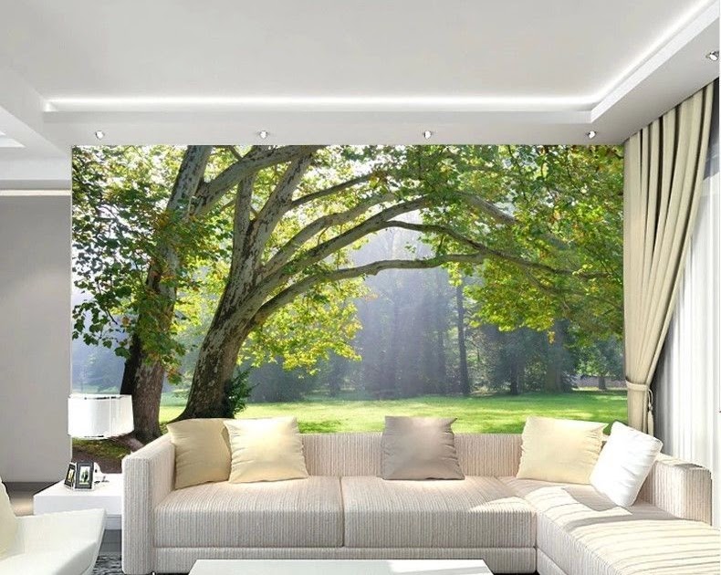 Wallpaper For Drawing Room Online - Mural Wall