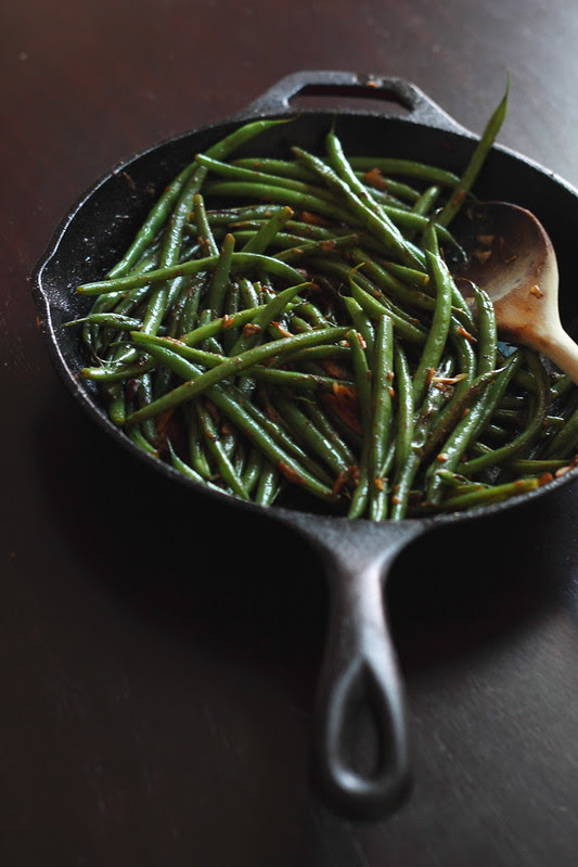 Quick Skillet Green Beans