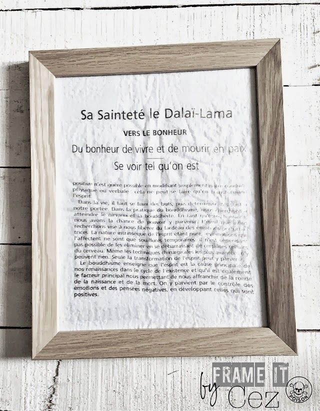 Méchant Design: frame your linen