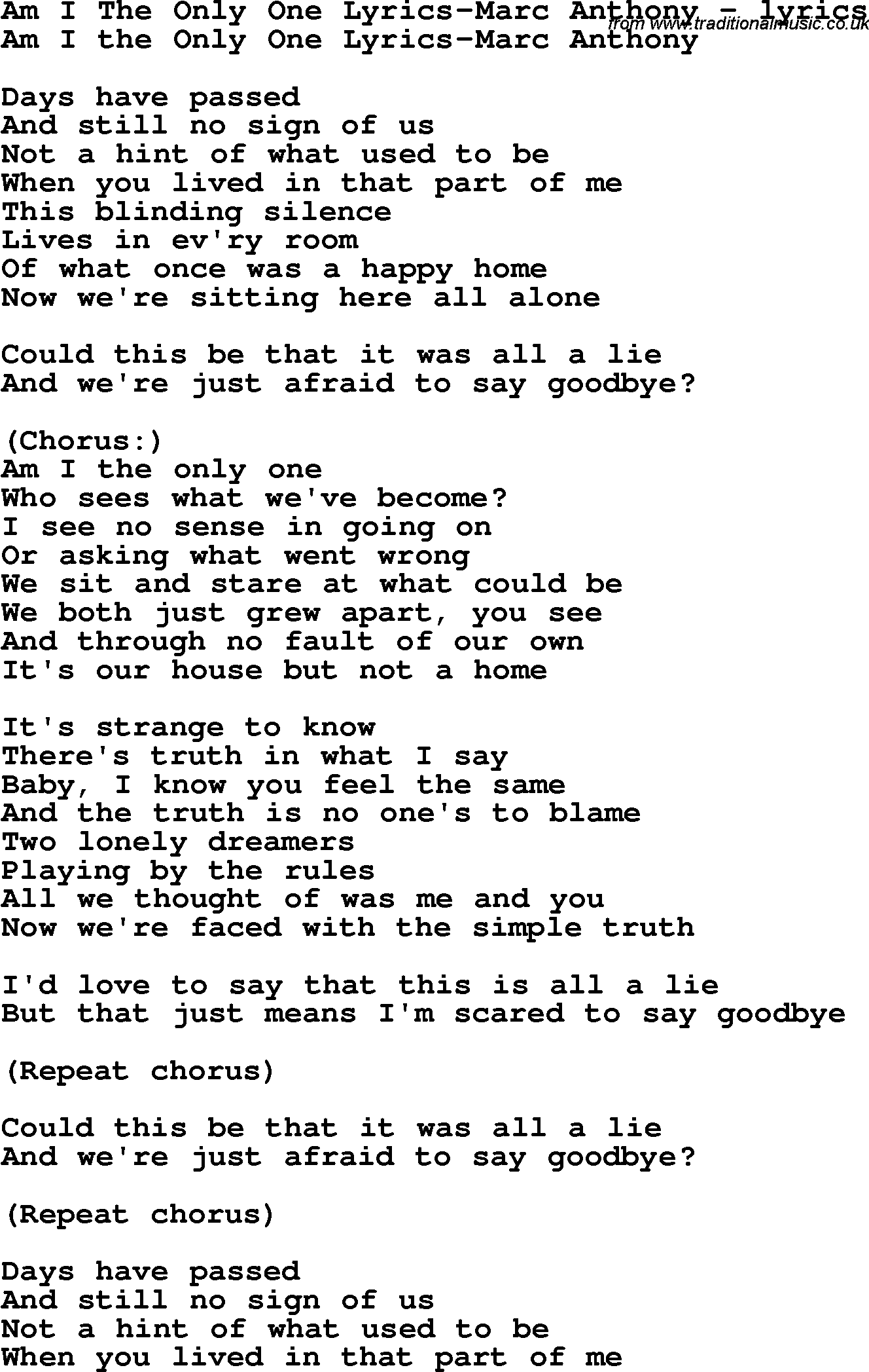 I Am The One The One Lyrics The Expert