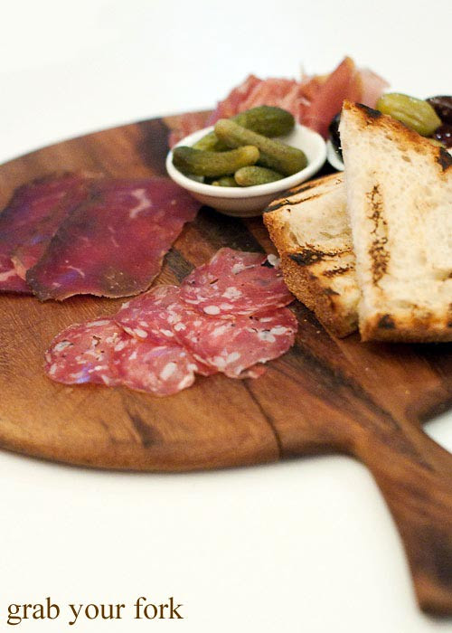 charcuterie plate, olio, sydney