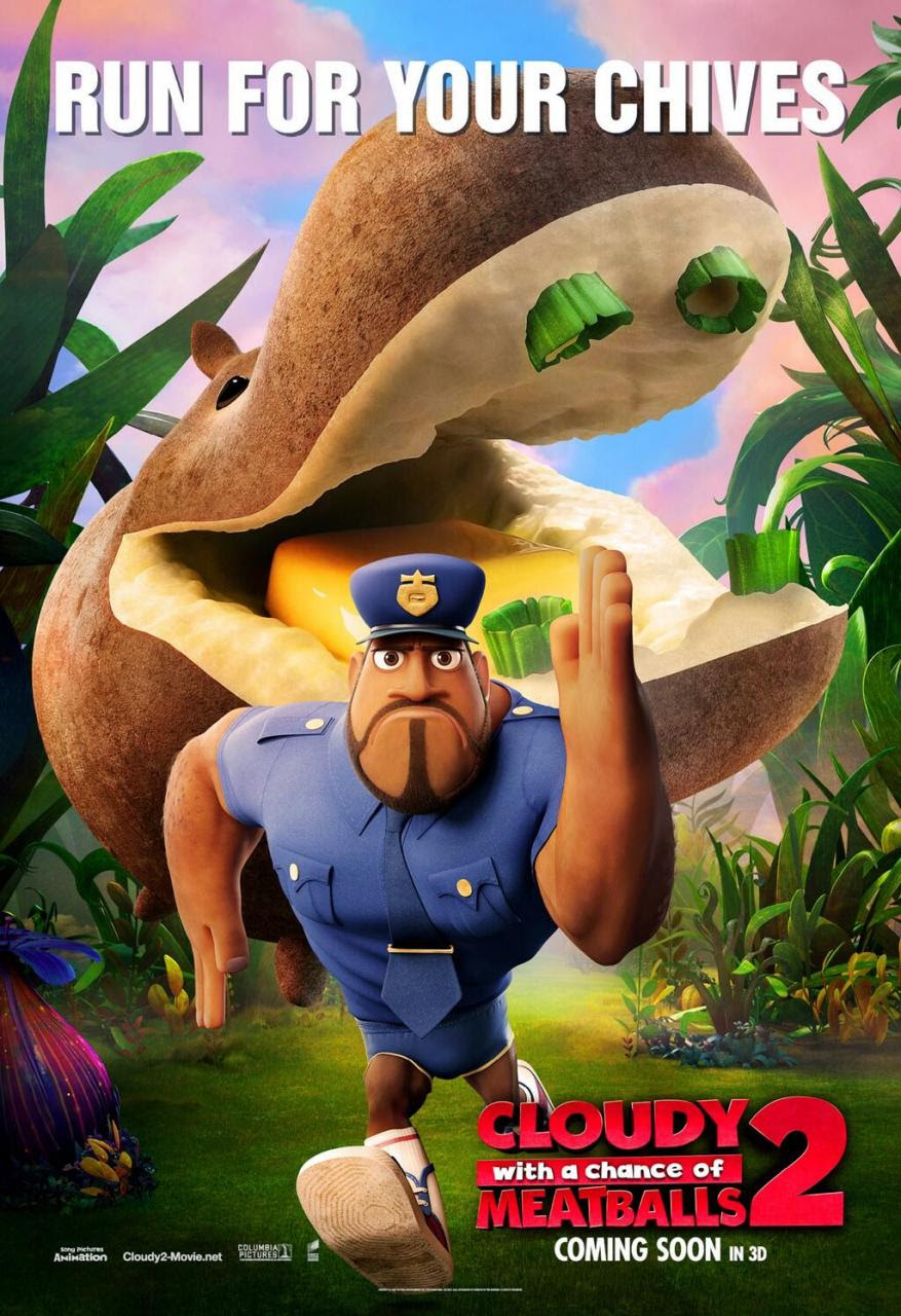 Lovely Cloudy With A Chance Of Meatballs Police Officer Running
