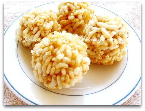 Honey &Puffed Rice Balls
