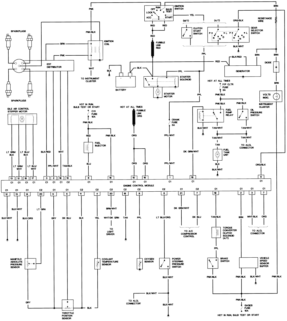 1987 5 0 Ford Ecm Wiring Diagram