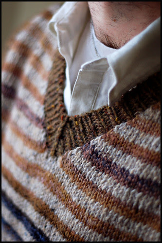 Striped Vest Collar Detail (by b r o o k l y n t w e e d) Striped Vest Collar Detail (by b r o o k l y n t w e e d)