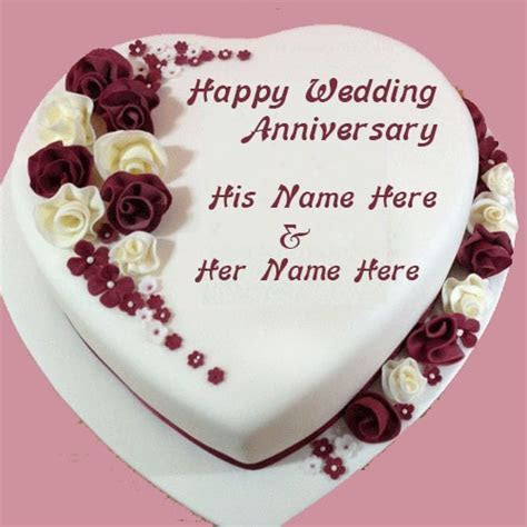 Happy Wedding Anniversary Cake Images With Name Happy Wedding Anniversary Cake Images With Name