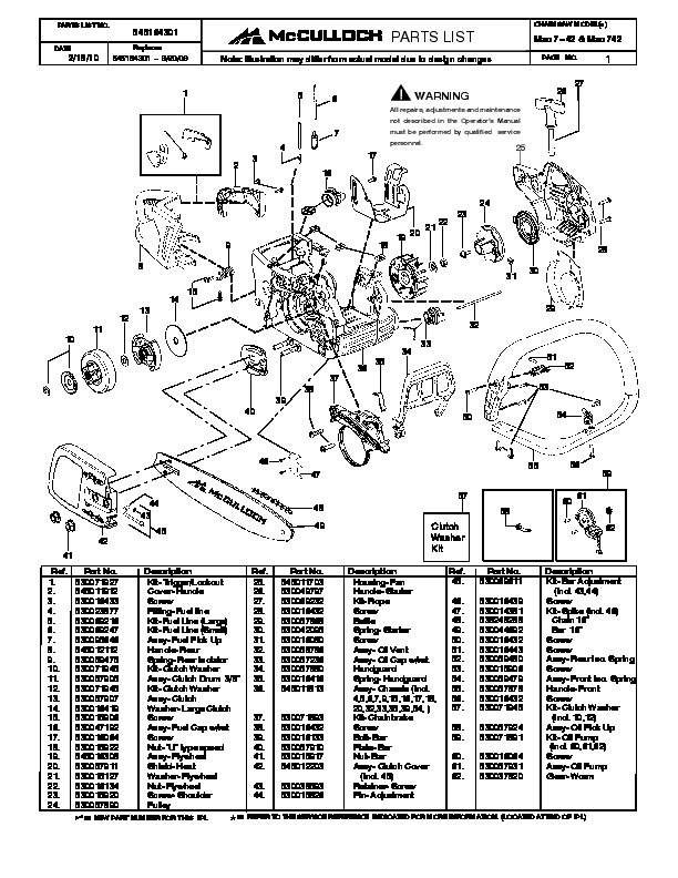 Mcculloch 3200 Chainsaw Parts Diagram Wiring Diagram