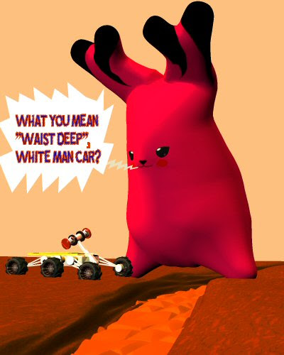 What you mean 'waist deep', white man car?