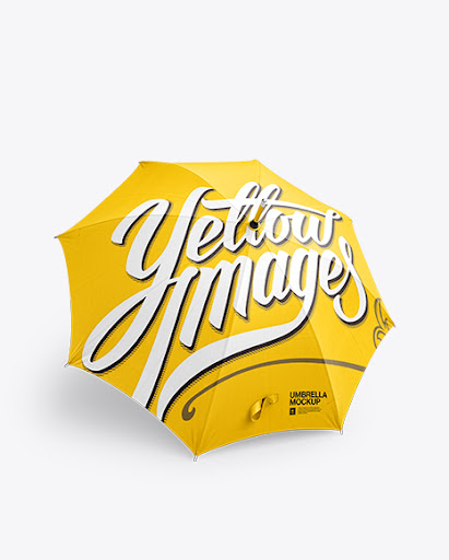Download Open Umbrella Front 3/4 View Jersey Mockup PSD File 91.98 MB