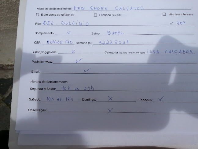 Avaliações sobre Red Shoes - Batel em Curitiba - Loja de calçado