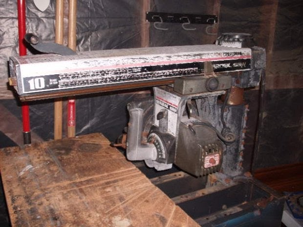 Melly: Complete Craftsman radial arm saw attachments