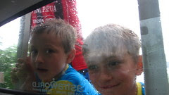 getting a ride in the back of a pickup in a rainsorm, part 2