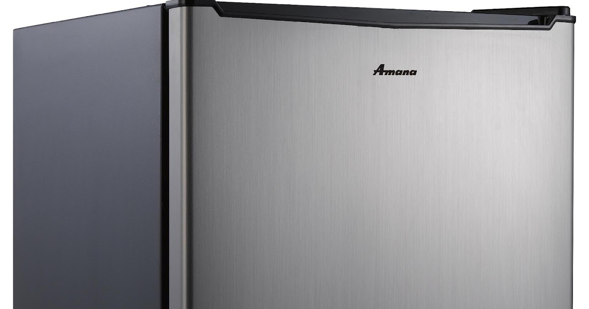 Amana 2 7 Cu Ft Refrigerator Faux Stainless Steel Ama27s1
