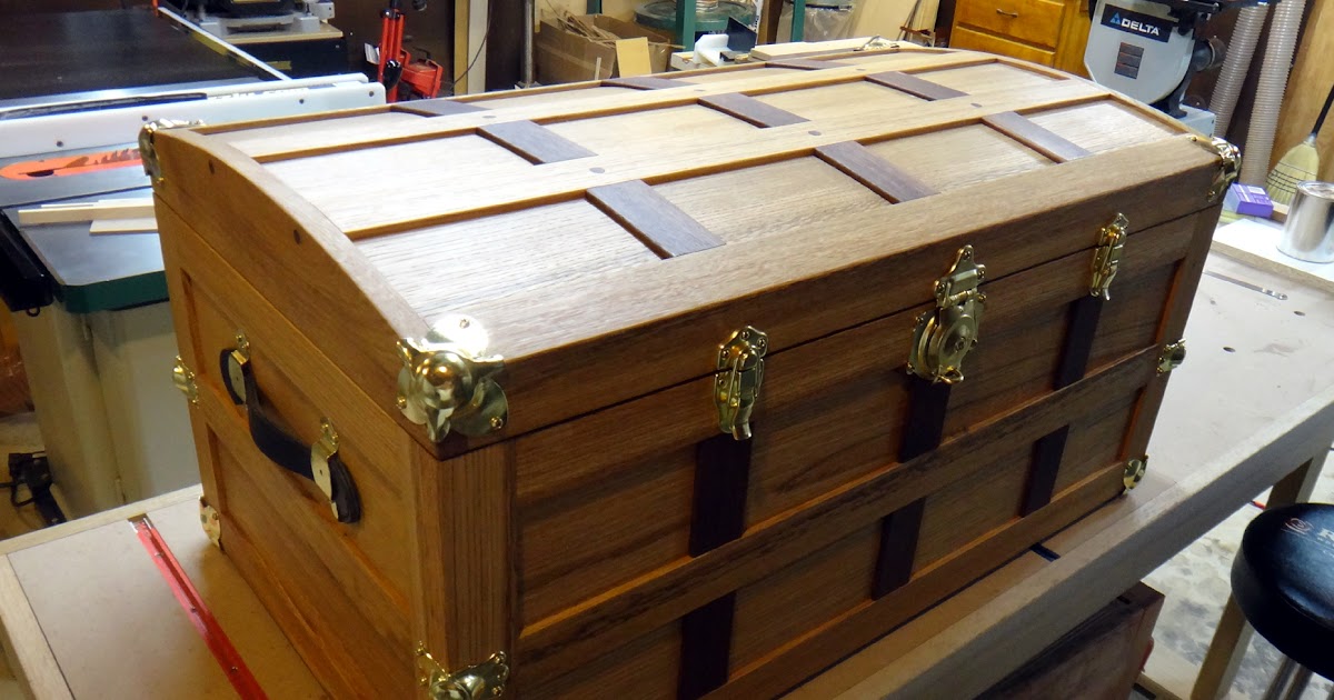 Free Steamer Trunk Woodworking Plans