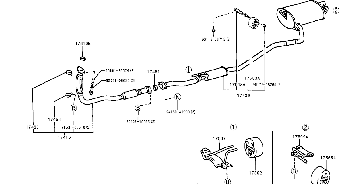 33 2003 Toyota Camry Exhaust System Diagram - Wire Diagram Source