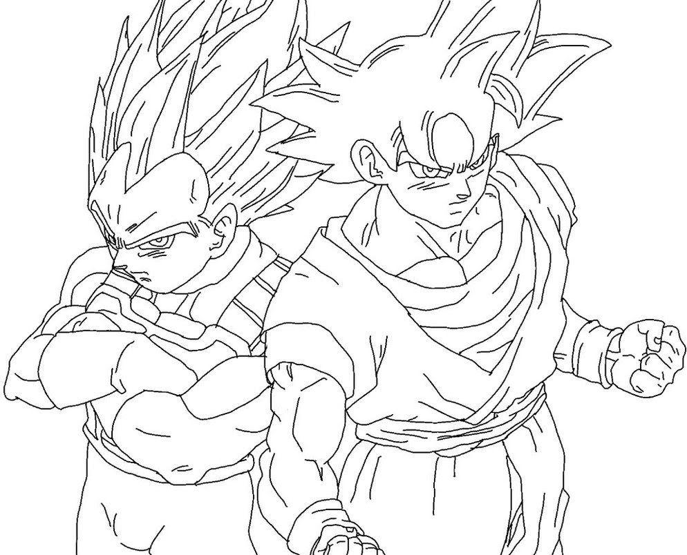 [Download 32+] Vegeta Dibujos Para Colorear De Dragon Ball Super Goku