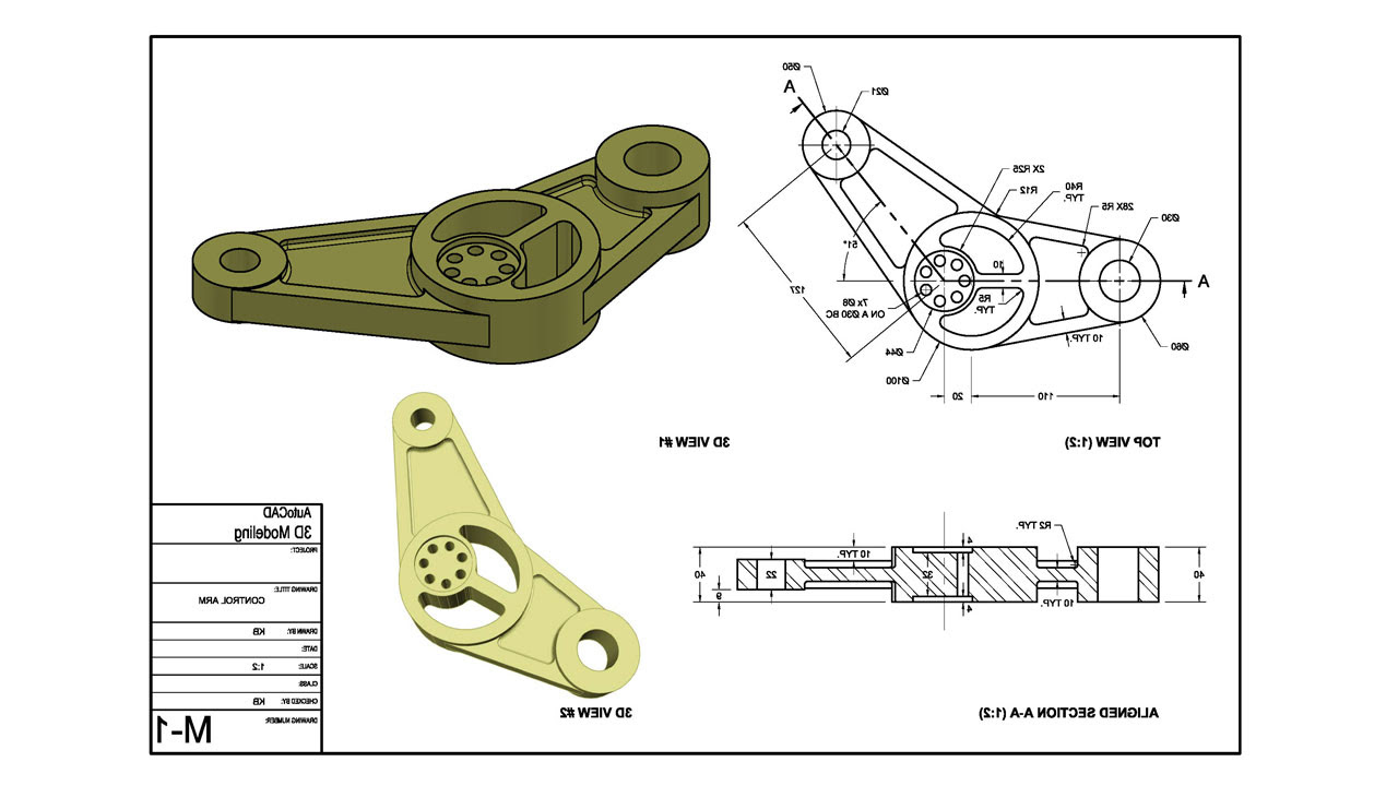 Autocad Mechanical Engineering Drawings