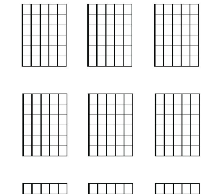 Acordes Para Bajo 5 Cuerdas