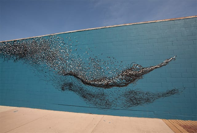 New Murals by DALeast Seem to Explode with Energy New Murals by DALeast Seem to Explode with Energy street art murals