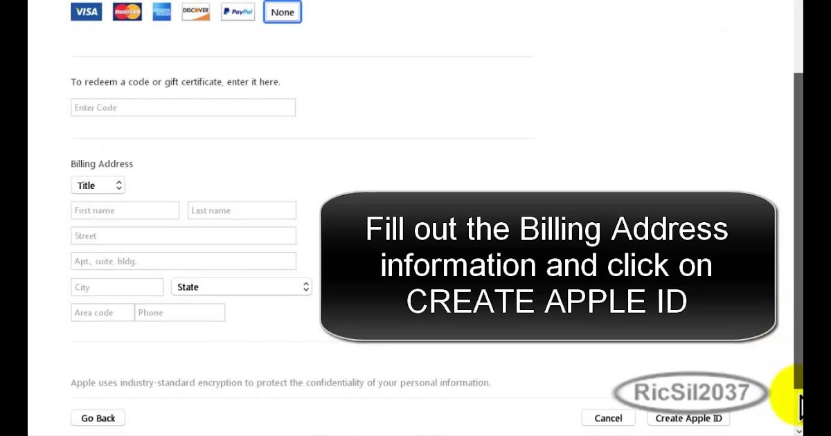 Create Apple Id Without Credit Card 2015 : HOW TO: Register an Apple ID