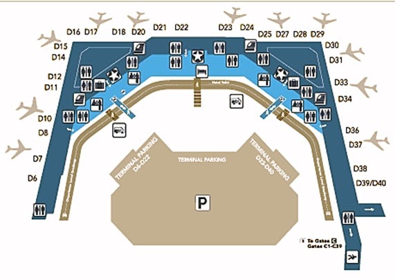 American Airlines Terminal American Airlines Dfw Airport Map Map Of