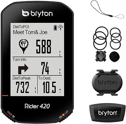 bryton 410 vs garmin 520