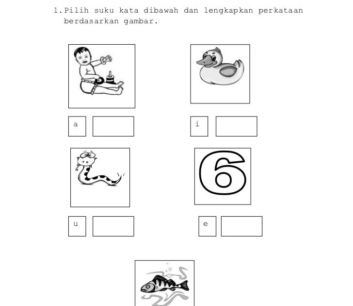 Contoh Soalan Ujian Tahun 1 Bahasa Inggeris - Soalan bu