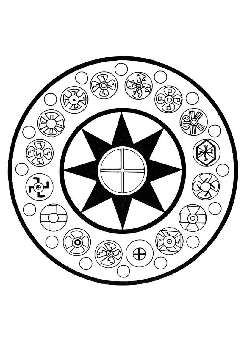 10 Coloriage De Mandala De Crocodil  30000 ++ collections de pages à