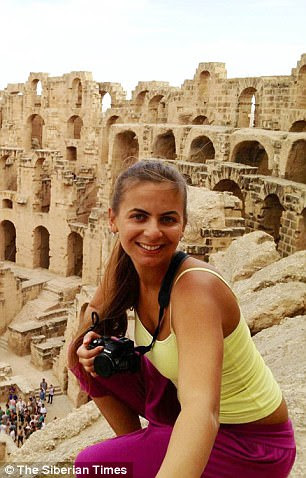 Pictured: Irena on holiday