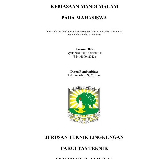 ➤ Contoh jurnal karya ilmiah ipa