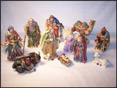 2001 Homco Home Interiors Quot The Nativityquot 12 Piece