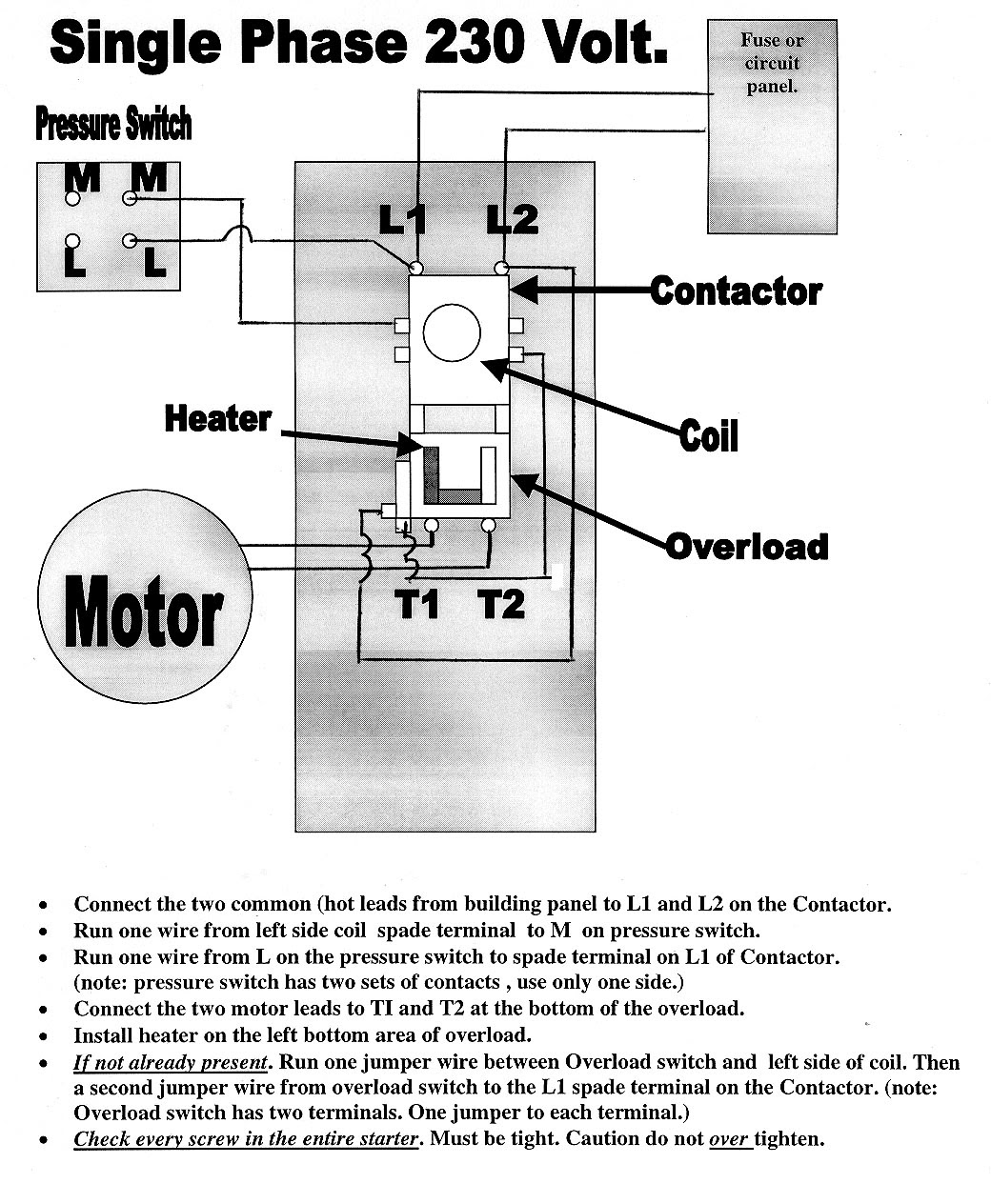 55 230v Single Phase Wiring Diagram - Wiring Diagram Harness