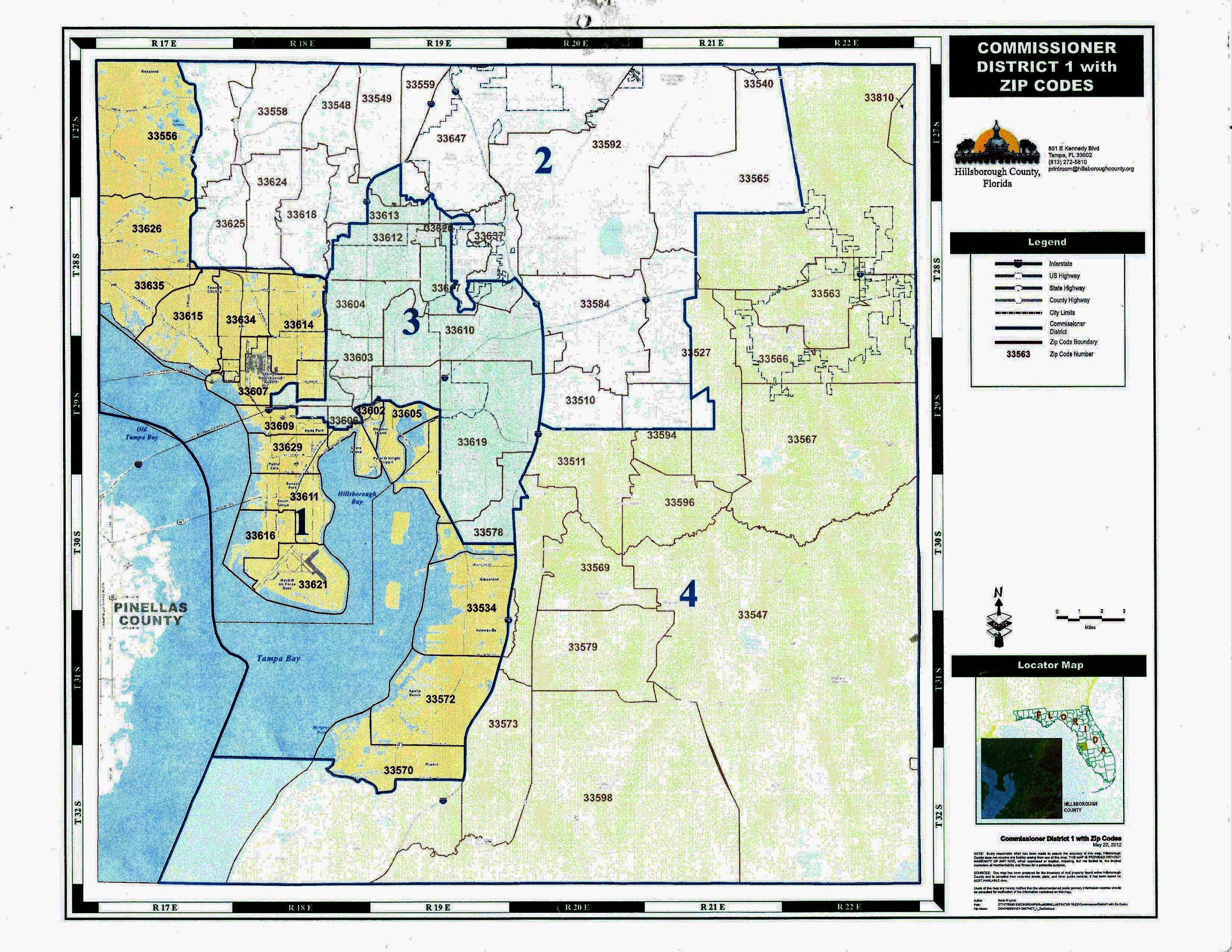 Hillsborough County District Map