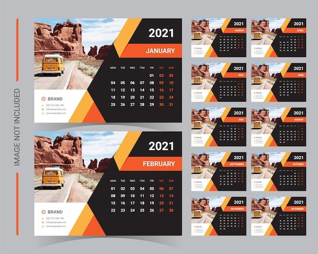 Desain Kalender 2021 Keren Download Template Kalender 2021 Cdr Pdf