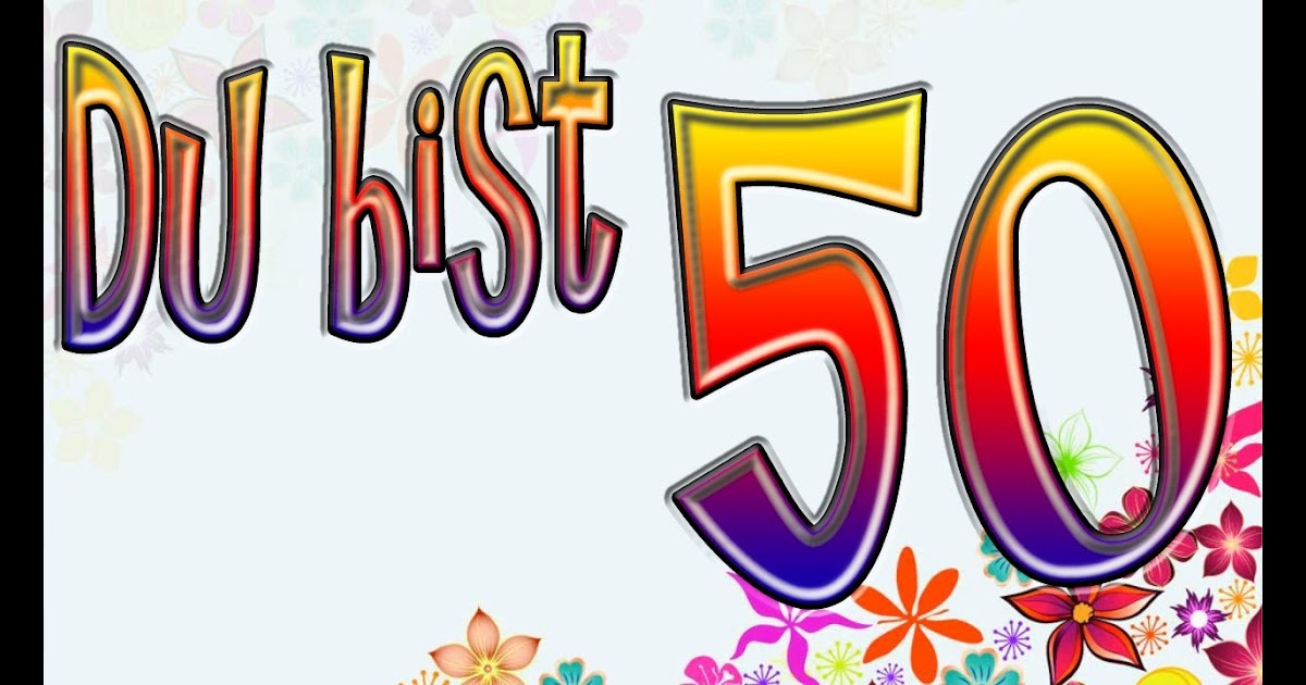 50 Geburtstag Karte Drucken