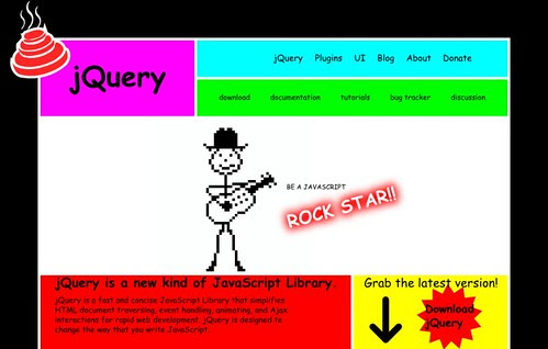 jQuery website mockup by cole007.