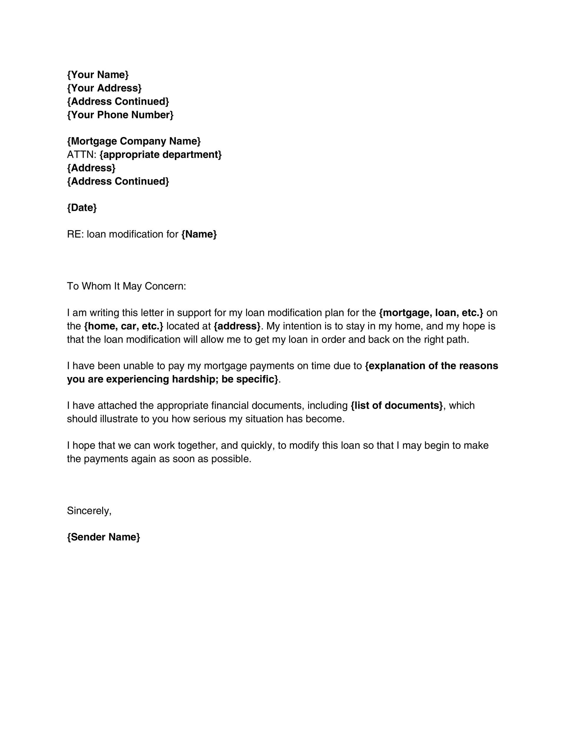 Cash Out Letter Template | HQ Template Documents