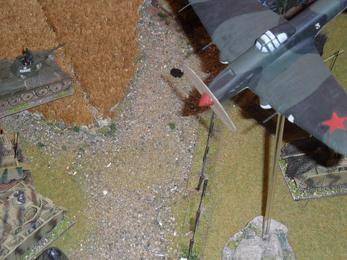 Il-2 drops bombs on panzer formation.JPG