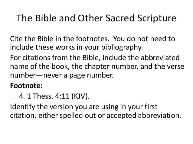 Apa Cite The Bible