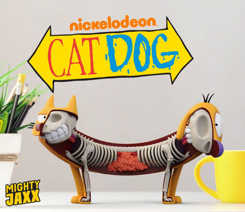 Mighty Jaxx presents Nickelodeon's XXRAY Plus CatDog by Jason Freeny Mighty Jaxx presents Nickelodeon's XXRAY Plus CatDog by Jason Freeny