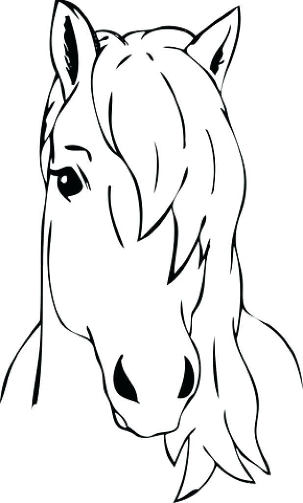 Coloring Pages Of Horse Heads