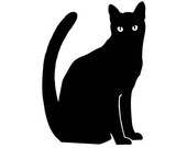 Black Cat - Vinyl Decal - Geekazoid Black Cat - Vinyl Decal - Geekazoid