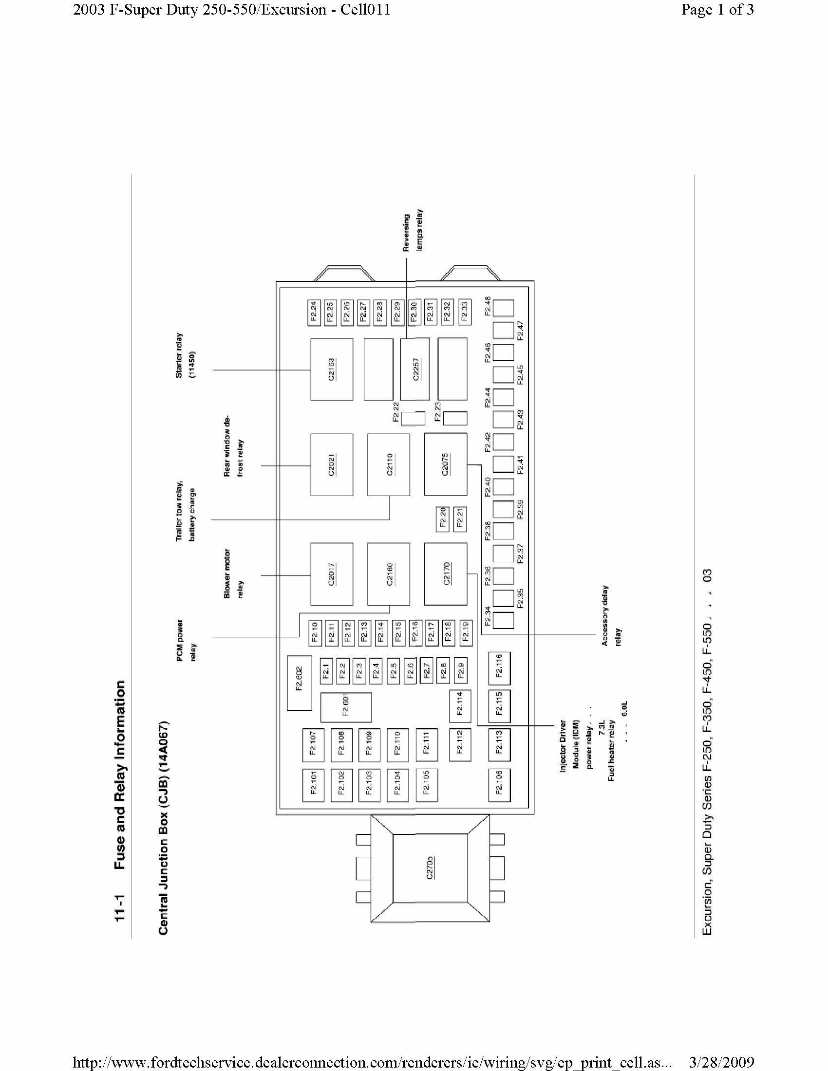 Fuse Box On A 05 Ford 550 - Wiring Diagram