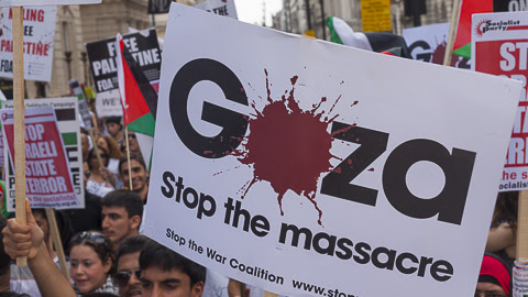 Gaza Protest July 25 Pic:Niall Sargent 