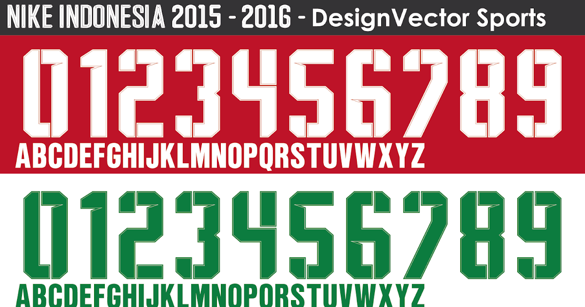 Download Font Jersey Timnas Indonesia 2017 - Jersey Terlengkap